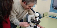Usando el microscopio 11