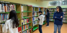 6ºA visita la biblioteca_CEIP FDLR_las Rozas