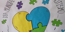 Elaboración de material para el día internacional de concienciación del autismo. Ies Joaquín Rodrigo