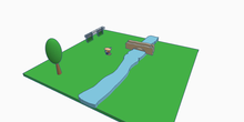 Proyectos 3D para reformar un parque de Tres Cantos de los alumnos de 5ºB