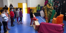 Visita Reyes Magos. E. Infantil, 1º y 2º de E. Primaria.