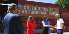 Visita Presidenta Comunidad de Madrid al CEIP Antonio Machado de Alcobendas